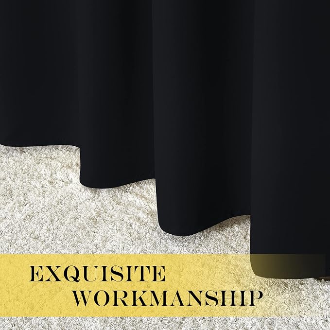 NICETOWN Black Out 132 inch Curtain - Image 7