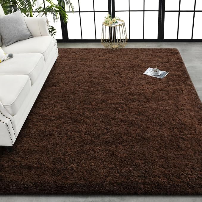 TWINNIS Super Soft Shaggy Rugs Fluffy Carpets, 4x5.9 Feet, Indoor Modern Plush - Image 8