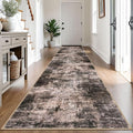 IOHOUZE Abstract Runner Rug 3x14 Ft Washable Runners by iOhouze