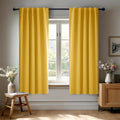 Deconovo Back Tab and Rod Pocket Drapes and Curtains Short Blackout Curtains by Deconovo