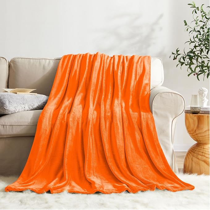 KMUSET Super Soft Fall Throw Blanket Premium Silky Flannel Fleece Twin Size - Image 3