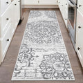 HEBE Hallway Runner Rug 2'x6' Washable Vintage Kitchen Rugs Non Slip Laundry by HEBE