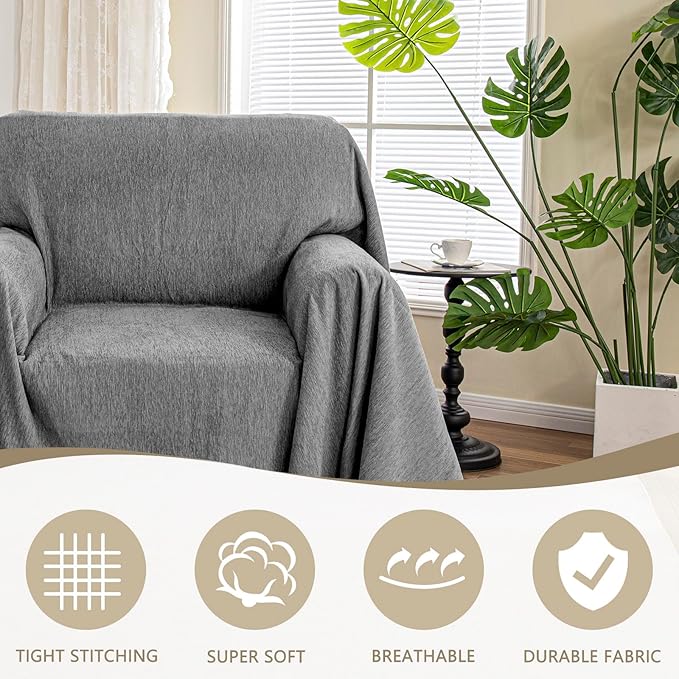 MYSKY HOME Chair Covers Armchair Couch Covers - Image 2