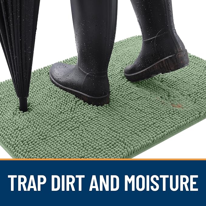 OLANLY Dog Door Mat for Muddy Paws 70x24, Absorbs Moisture and Dirt, Absorbent - Image 2