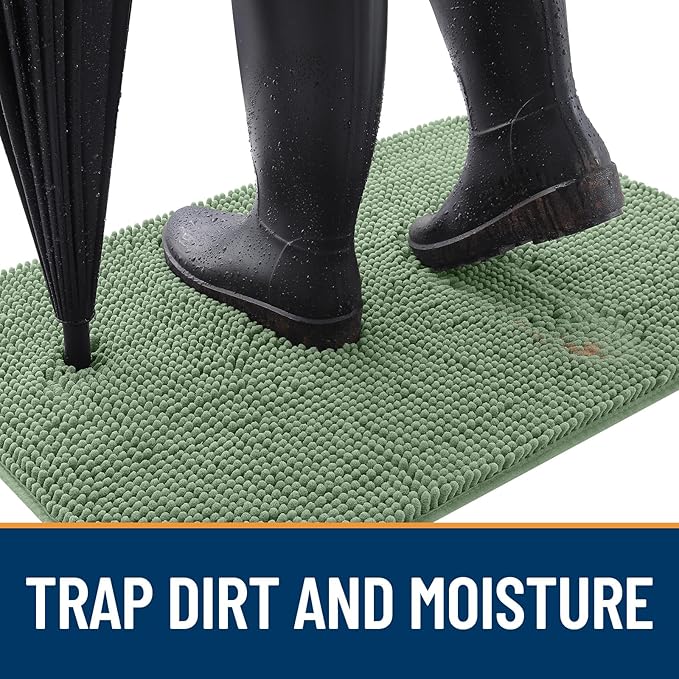 OLANLY Dog Door Mat for Muddy Paws 30x20, Absorbs Moisture and Dirt, Absorbent - Image 2