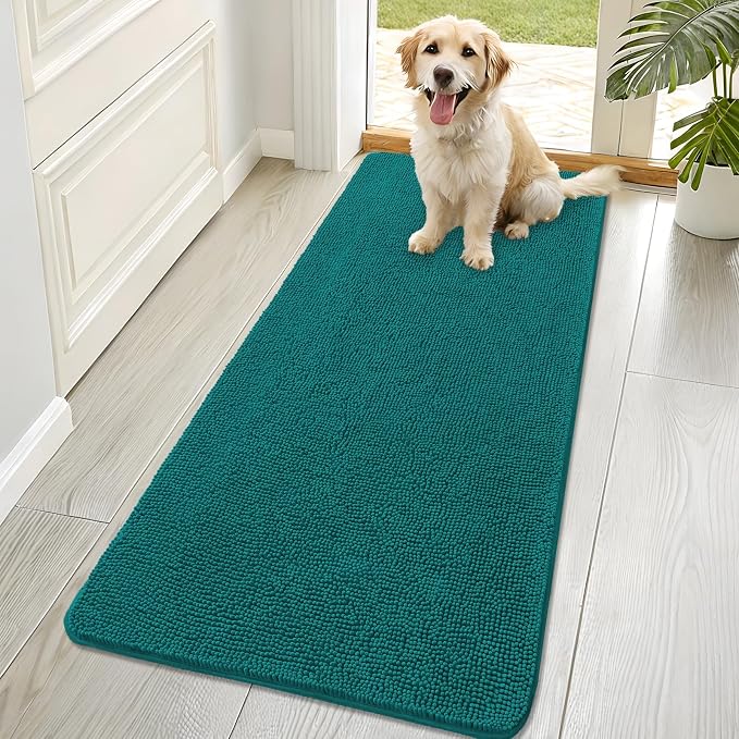 OLANLY Dog Door Mat for Muddy Paws 70x32, Absorbs Moisture and Dirt, Absorbent by OLANLY