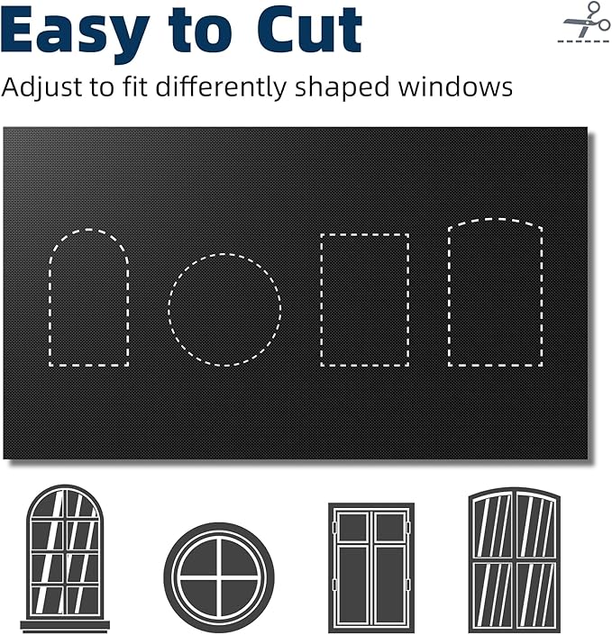 NIGHTON Portable Blackout Curtains 40"×59" Strong Hook and Loop Tape Strips - Image 5