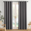 NICETOWN Room Darkening Draperies Curtains Panels, 2 Panels Grey W52 x L84 by NICETOWN