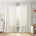 Nanspring Extra Wide 100x96 Inch Linen Curtains by Nanspring