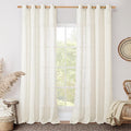 LAMIT Linen Curtains 102 Inches Long by LAMIT