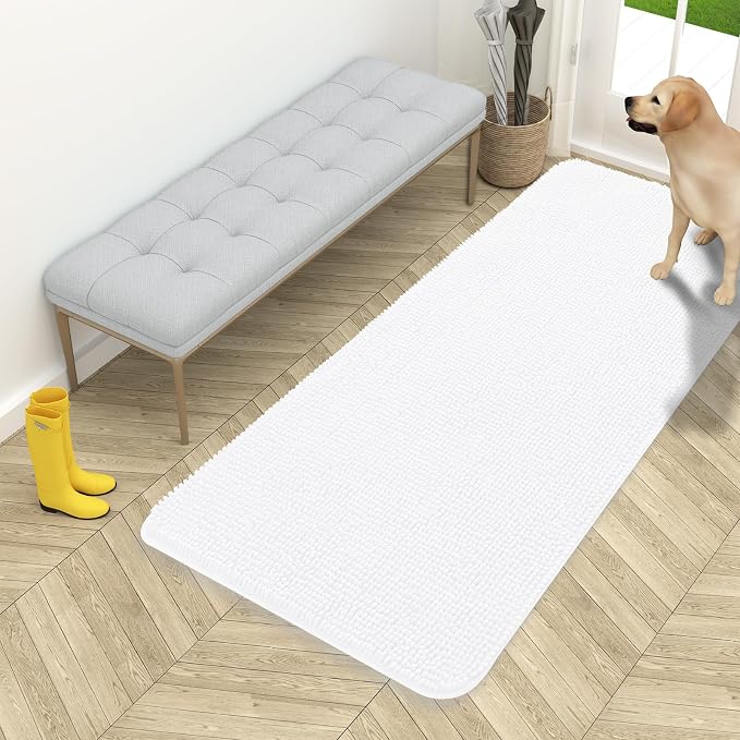 OLANLY Dog Door Mat for Muddy Paws 54x24, Absorbs Moisture and Dirt, Absorbent by OLANLY