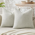 MIULEE Pack of 2 Couch Throw Pillow Covers 20x20 Inch Grey-White Modern Boho by MIULEE
