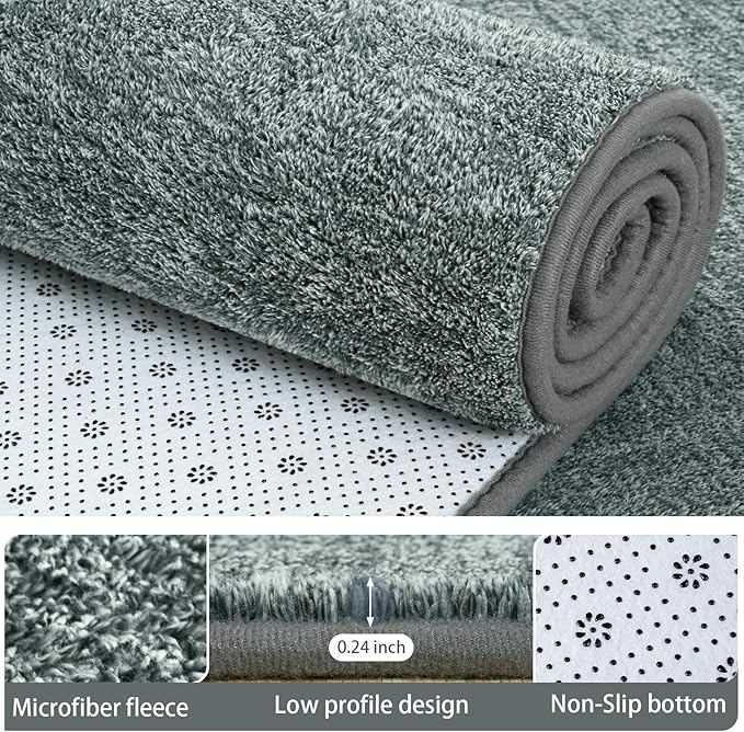 AROGAN Washable 5×7 Living Room Rug, Modern Area Rugs - Image 2