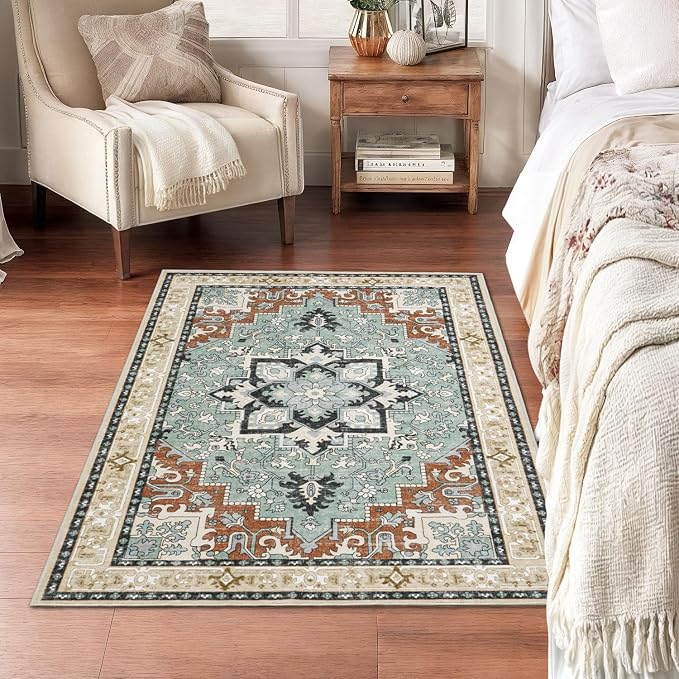 Lofus 3x5 Area Rugs for Living Room, Machine Washable Area Rug, Soft Small Rugs - Image 2