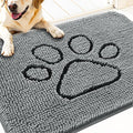 OLANLY Dog Door Mat for Muddy Paws 32x20, Paw Print Design, Absorbs Moisture by OLANLY