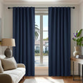 Deconovo Blackout Curtains, Thermal Insulated, W52 x L108 2 Panels, Back Tab by Deconovo