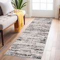 Lansny Modern Abstract Runner Rug 2x6 by lansny