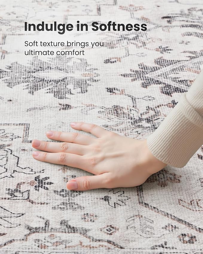 AMADA HOMEFURNISHING 6x9 Area Rugs, Vintage Rugs - Image 5