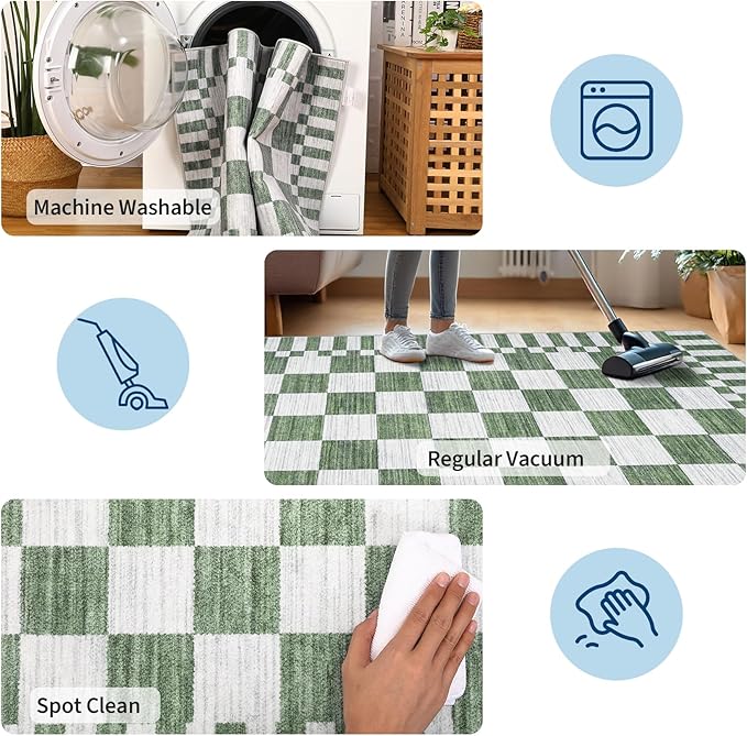 GarveeHome 2x6 Kitchen Runner Rug Non Slip Washable Runner Rug - Image 8