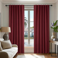 Deconovo Blackout Curtains, Thermal Insulated, W52 x L108 2 Panels, Back Tab by Deconovo