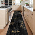 Washable Area Rugs 2'x8' Non-Slip Modern Abstract Soft by RELEANY
