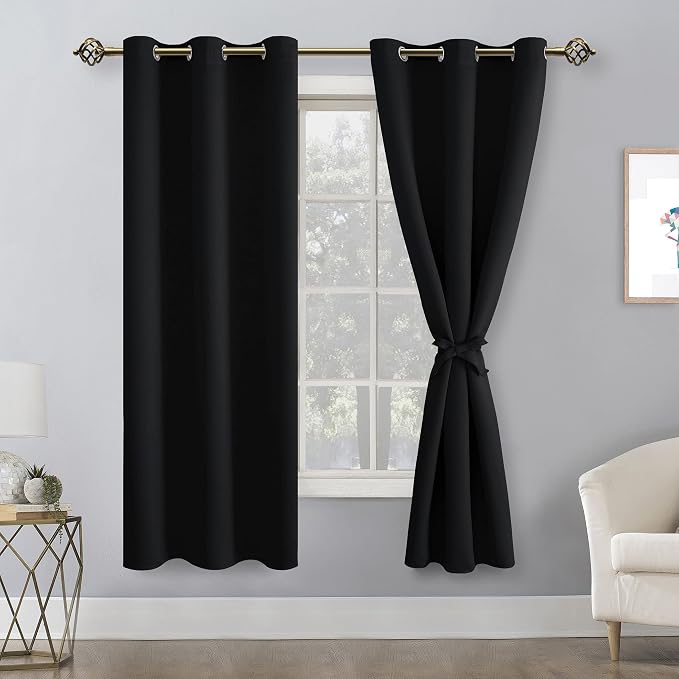 Blackout Curtains for Bedroom 38 x 63 Inches Length, Window Curtains for Living - Image 8