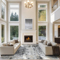 10x14 Area Rugs for Living Room Rug Washable: Abstract Large Rug Indoor Modern by Aelenmu