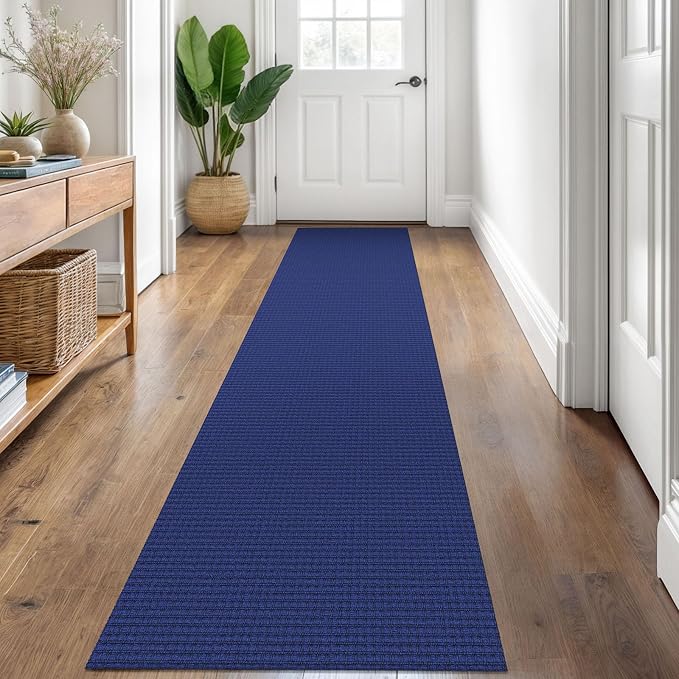 KOZYFLY Runners for Hallways 2x8 ft Washable Kitchen Runner Non Slip Rubber by KOZYFLY