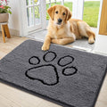 Smiry Dog Door Mat for Muddy Paws, Absorbent Dirt Trapper Non Slip Quick Dry by Smiry