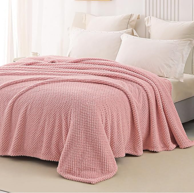 Whale Flotilla Twin Size Fuzzy Fleece Blanket - Image 4
