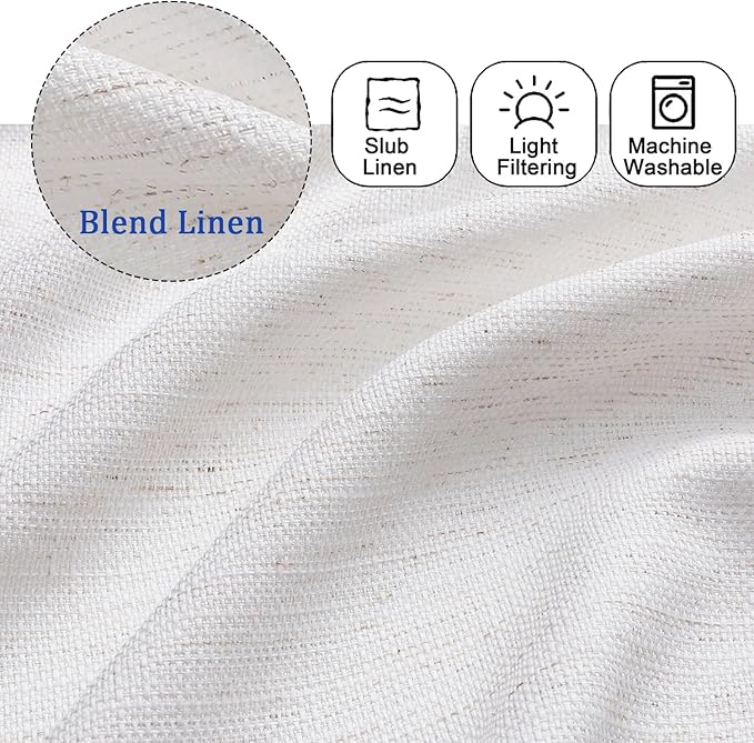 Chyhomenyc Natural Short Curtain Valance - Image 3