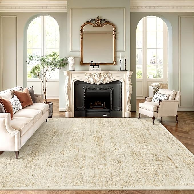 Washable Area Rug 10x14, Large Soft Rugs - Image 2