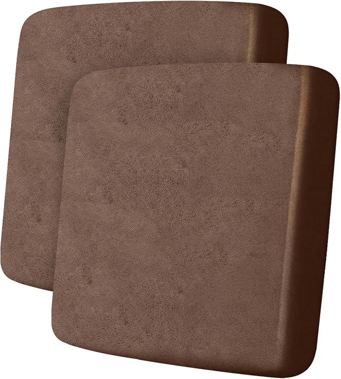 Leather Look Couch Cushion Covers Sofa Seat Slipcovers Sets Couches Furniture by ANARACHON