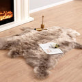 Carvapet Soft Fur Rugs Fake Reindeer Hide Area Rug Fluffy Faux Fur Carpet by Carvapet