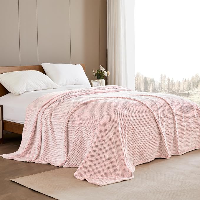 Exclusivo Mezcla Fleece Bed Blanket Queen Size, Super Soft and Warm Blankets - Image 3