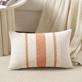 Fancy Homi Set of 1 Boho Coral Lumbar Decorative Throw Pillow Cover 12x20 Inch by Fancy+Homi