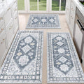 HEBE Boho Kitchen Rug Sets 3 Piece by HEBE