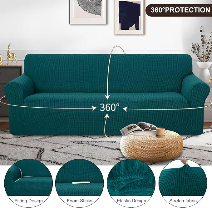 U-NICE HOME Stretch Couch Cover Sofa Cover Sofa Slipcover Furniture Protector - Image 3
