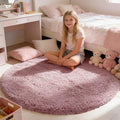 yulidayang Fluffy Round Area Rugs by yulidayang