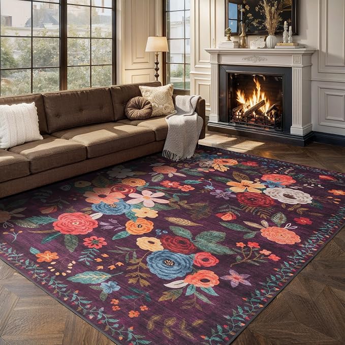 Washable Area Rug 8x10, Large Soft Rugs - Image 4