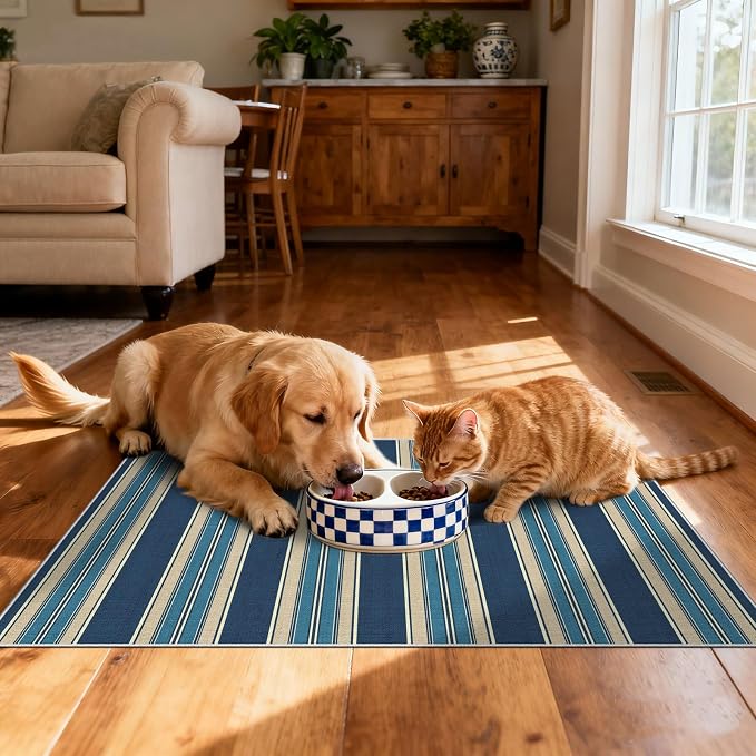 Striped Outdoor Rug - Image 6