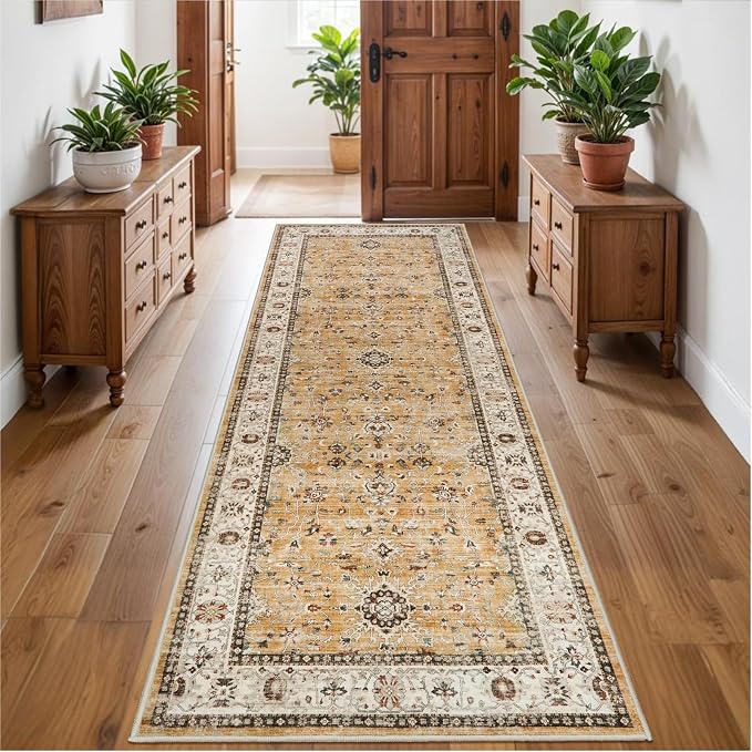 Washable Runner Rug 3x8 by TOPRUUG