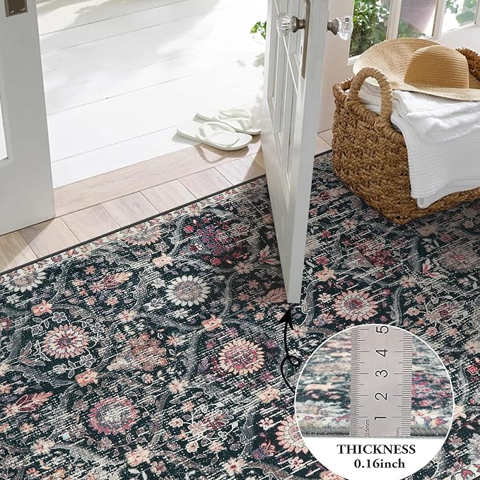 Lahome Moroccan Kitchen Runner, 2x5 Rug Runners - Image 3