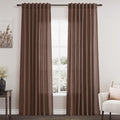 Mocha Mousse Curtains 84 Inch Length 2 Panels Set Back Tab Rod Pocke tLinen by Nanspring