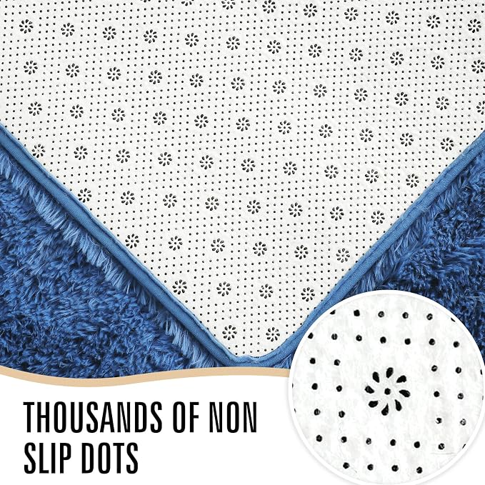 LOCHAS Ultra Soft Indoor Modern Area Rugs Fluffy Living Room Carpets - Image 3