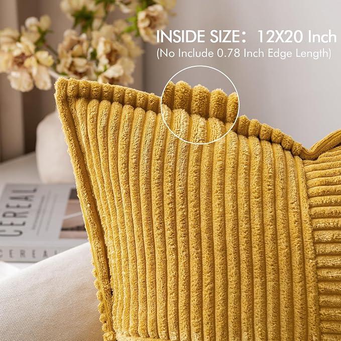 MIULEE Decorative Lumbar Throw Pillow Covers - Image 2