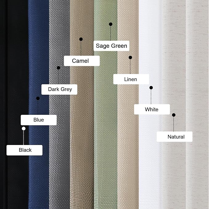 OWENIE Bob 1 PCS Dark Grey Valances - Image 8