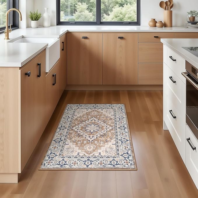Lofus 2x3 Washable Rug for Entryway Bathroom, Non Slip Kitchen Mats for Floor - Image 4