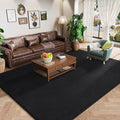 Amearea Modern Area Rugs for Bedroom Living Room, 4x6 Feet Black Thickened by AmeareaDirect