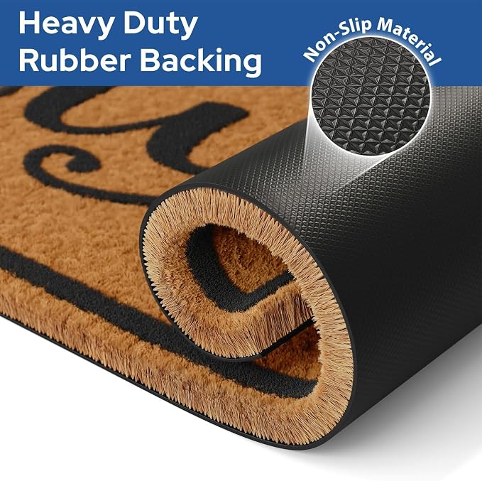 Barnyard Designs Natural Coco Coir Heavy Duty Backing Doormat - Image 5